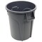 Impact 20 Gallon Low-Density Polyethylene Value-Plus Containers - Gray